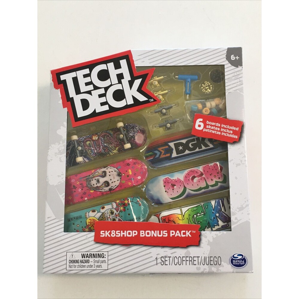 Tech Deck SK8SHOP Bonus 6 Pack DGK Fingerboards NEW